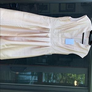 Cream Gal meets glam dress